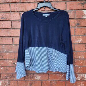 Cute Asymmetrical top ladies size large